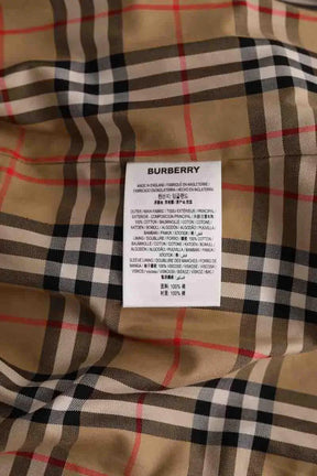 Trench-coat Burberry Camel en Synthétique