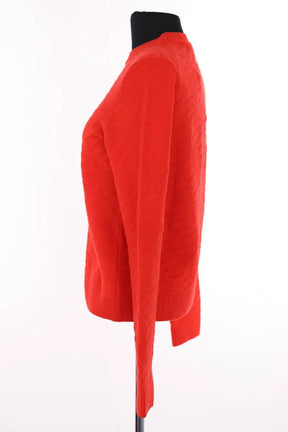 Pull Hermès Orange en Laine