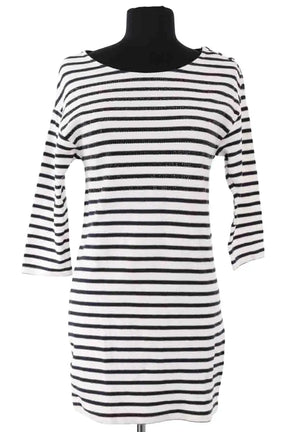 Robe Maje Blanc en Coton, taille S - Seconde Main