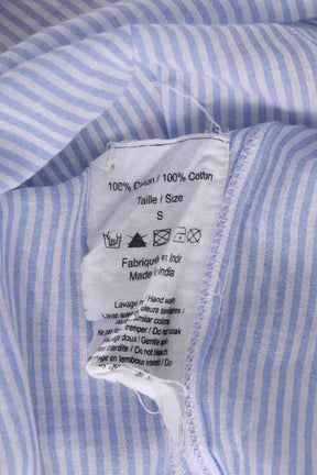 Chemise Leon & Harper Bleu en Coton