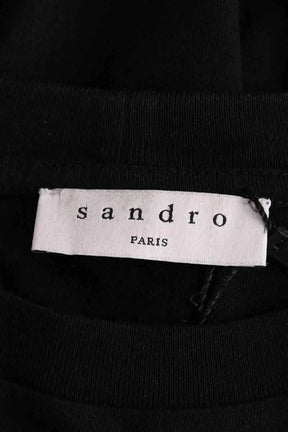 T-shirt Sandro Noir en Coton