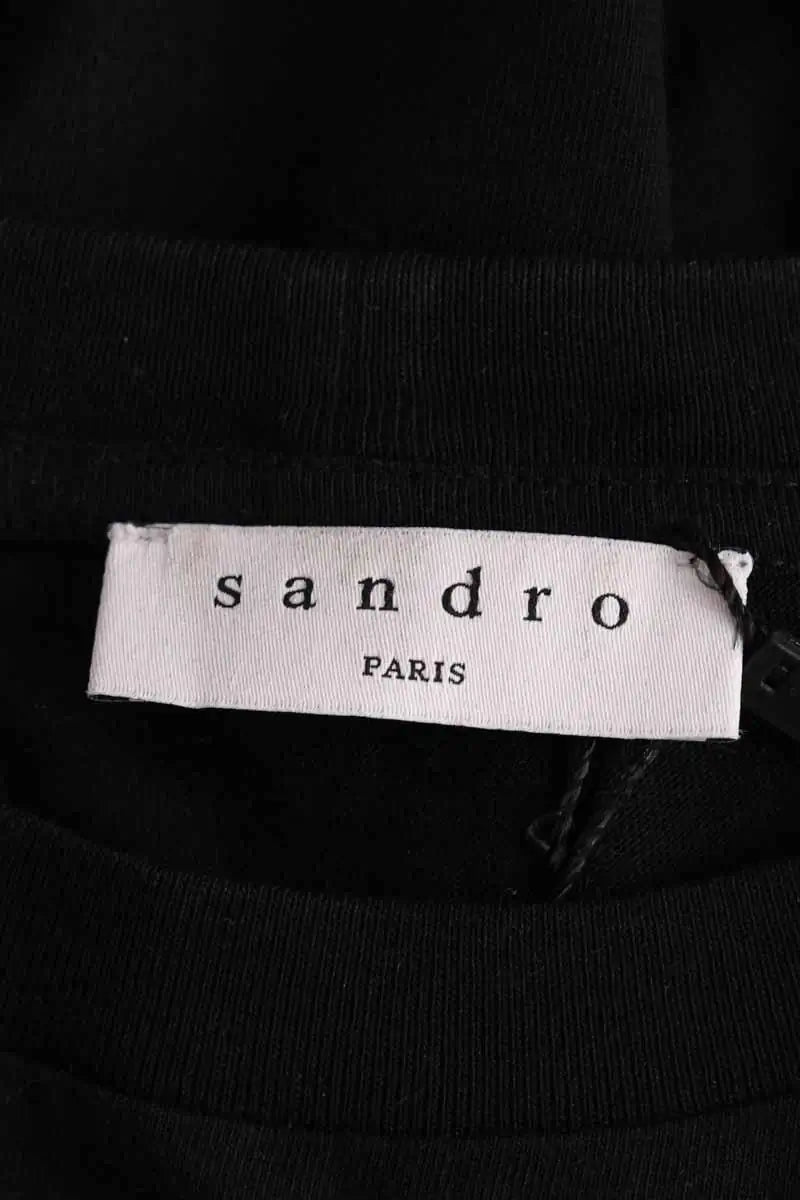 T-shirt Sandro Noir en Coton