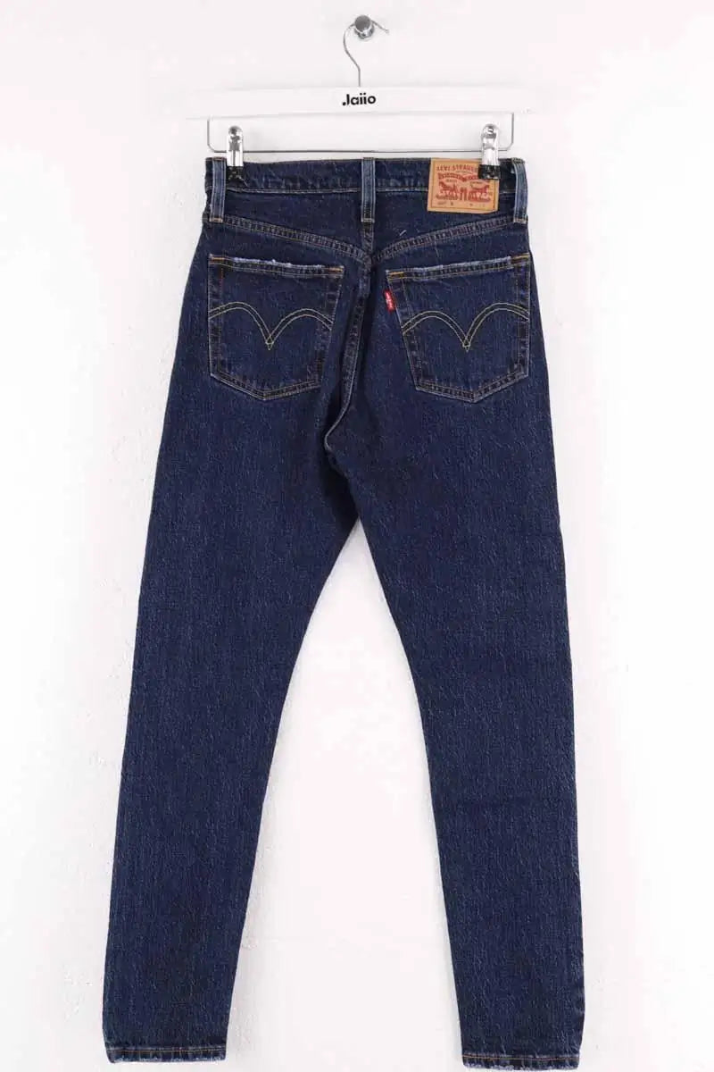 Jean droit Levi's 501 Bleu en Coton
