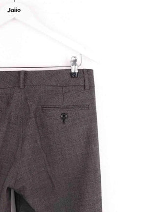 Pantalon droit Theory Beige en Laine