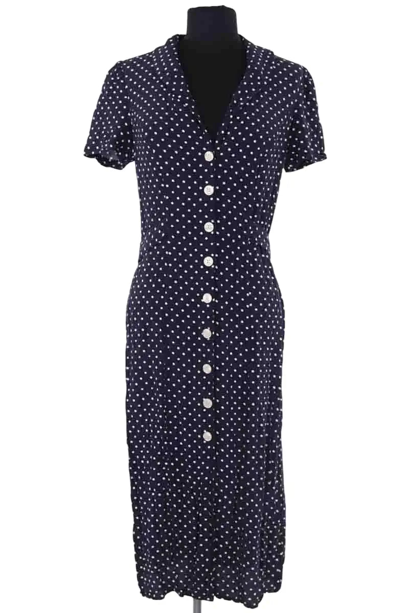 Robe Rouje Marine en Viscose, taille M - Seconde Main