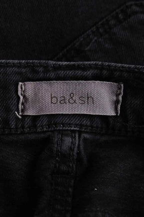 Jean slim Ba&Sh Noir en Coton