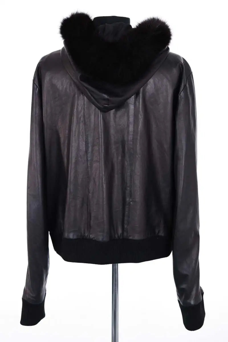 Blouson John Galliano Noir en Cuir
