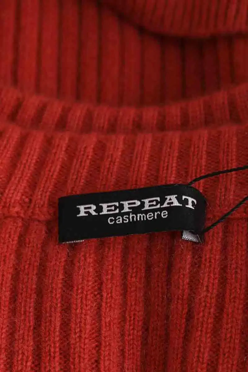 Pull Repeat Rouge en Cachemire