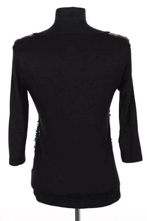 Top Emporio Armani Noir en Viscose