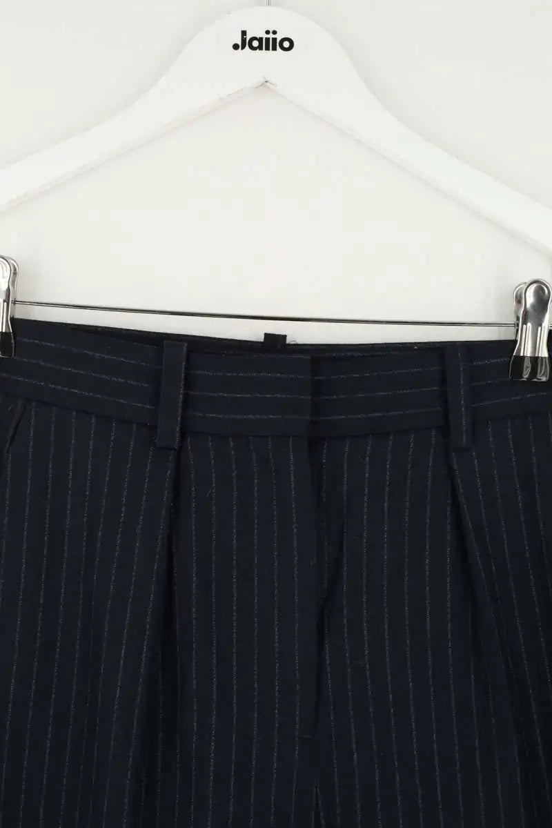 Pantalon Maje Bleu en Laine