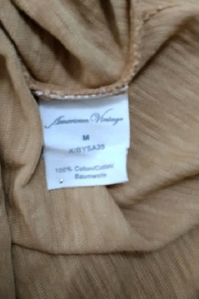 T-shirt American Vintage  Jaune