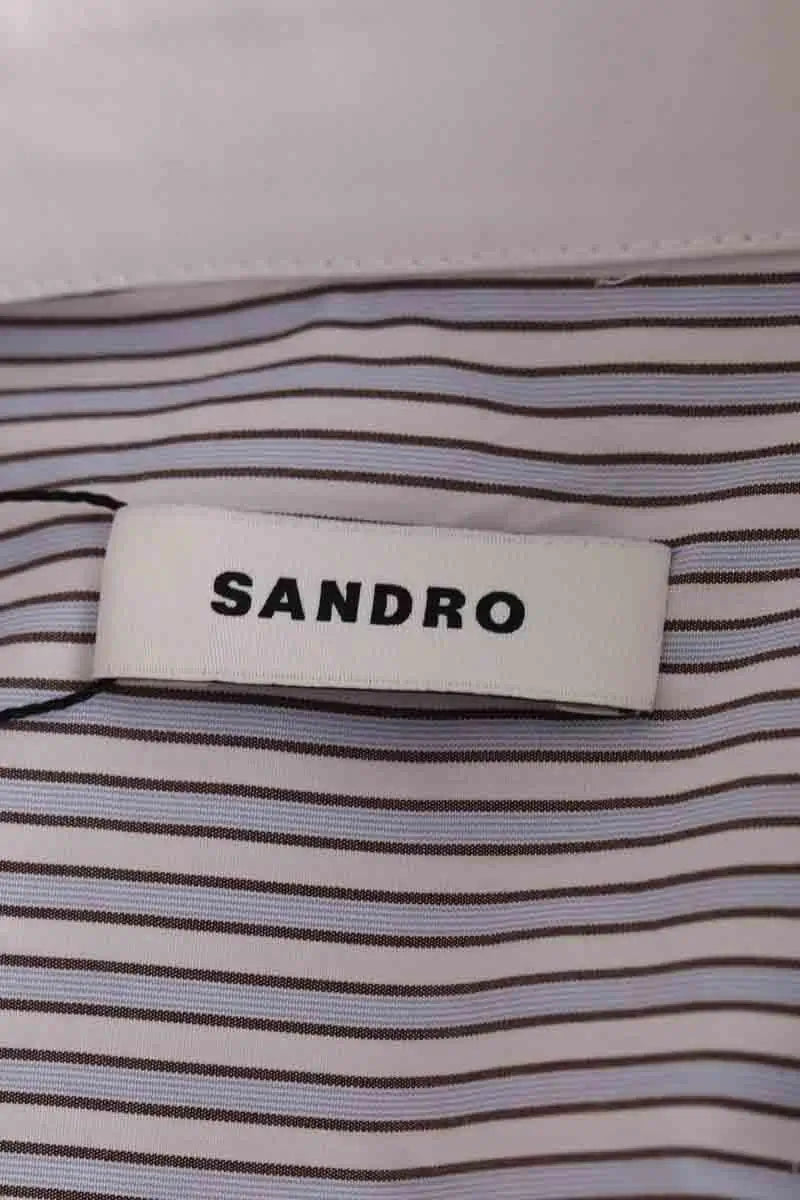 Chemise Sandro Bleu en Coton