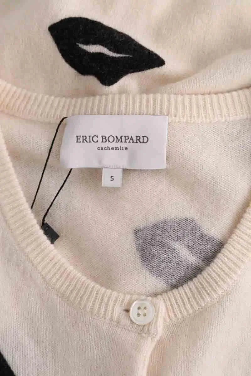 Cardigan Eric Bompard Ecru en Cachemire