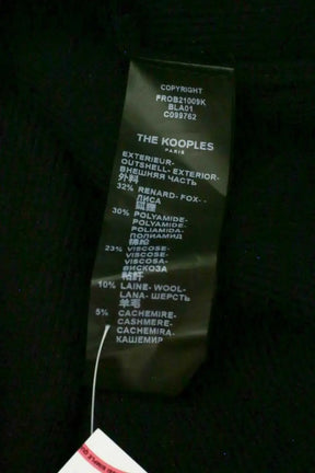 Robe The Kooples Noir en Laine