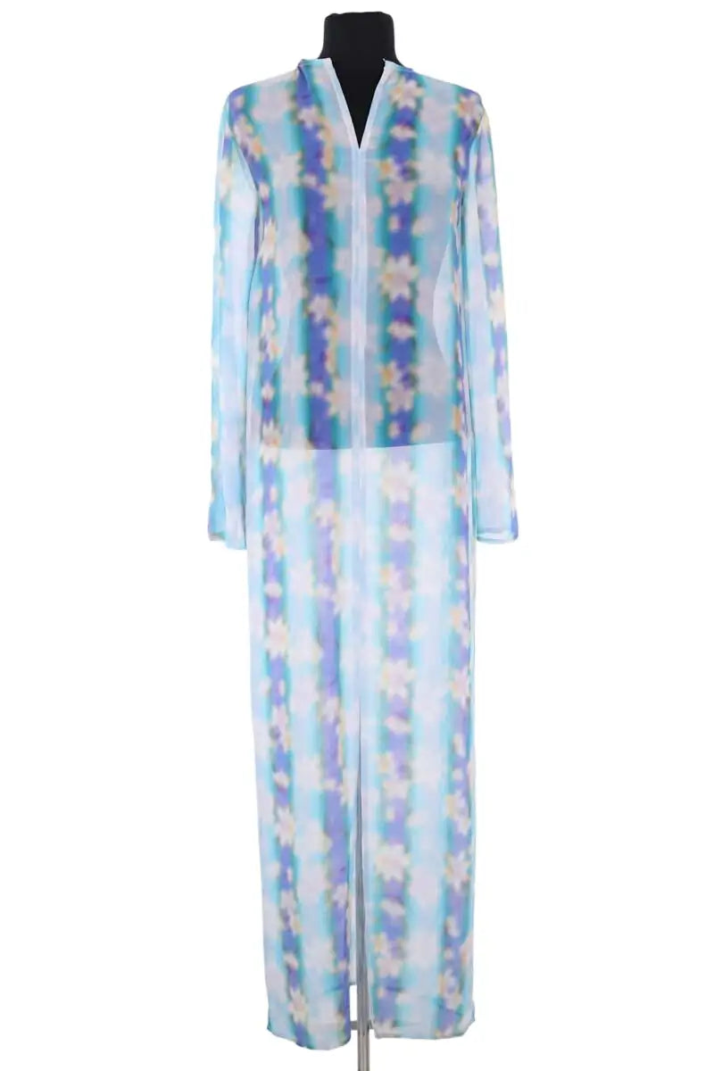 Robe plage Nina Ricci Bleu en Synthétique, taille XS - Seconde Main