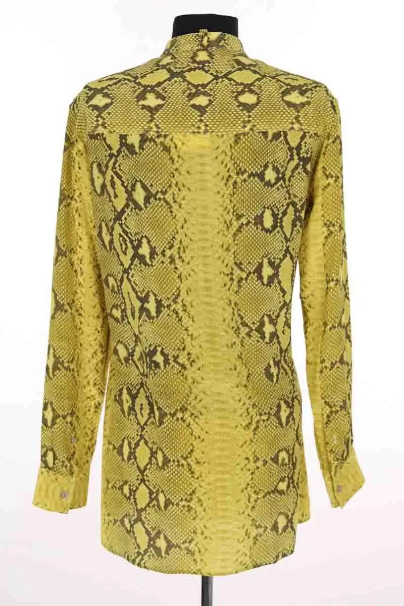 Robe Chloé Jaune en Soie