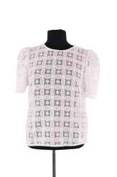 Blouse Sézane Blanc en Coton, taille XS - Seconde Main