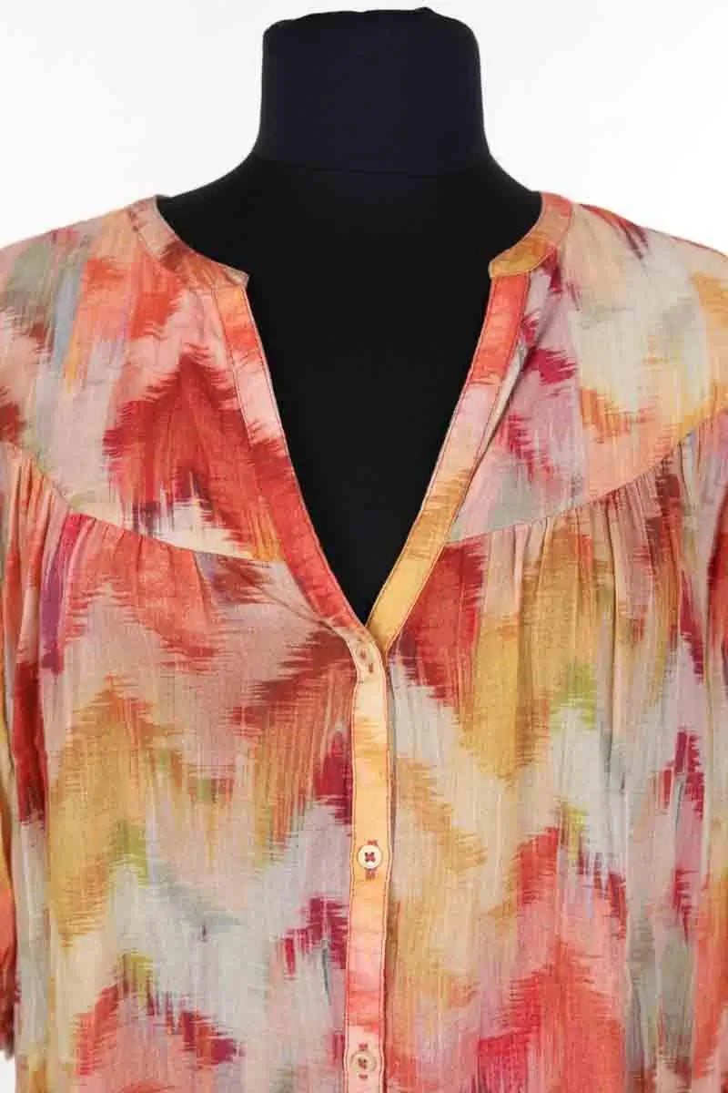Blouse Ba&Sh Orange en Coton