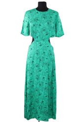 Robe The Kooples Vert en Viscose, taille S - Seconde Main