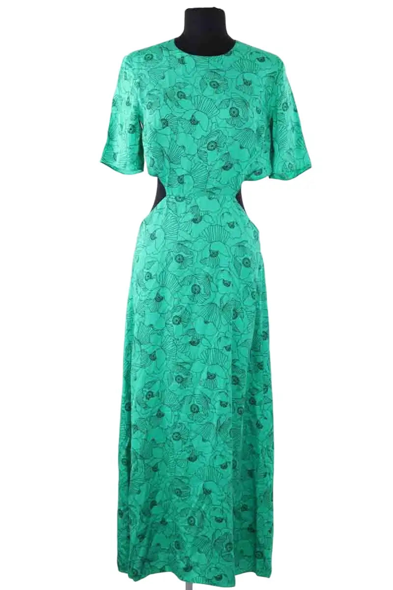Robe The Kooples Vert en Viscose, taille S - Seconde Main