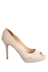 Talons Jimmy Choo Beige en Cuir, taille 40 - Seconde Main
