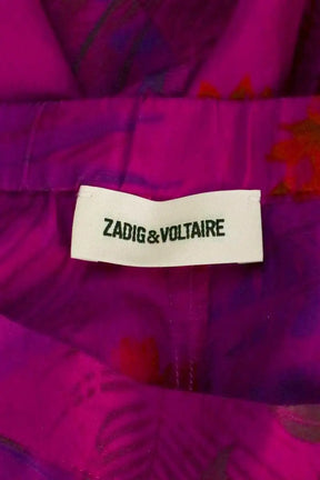 Jupe Zadig & Voltaire Violet en Soie