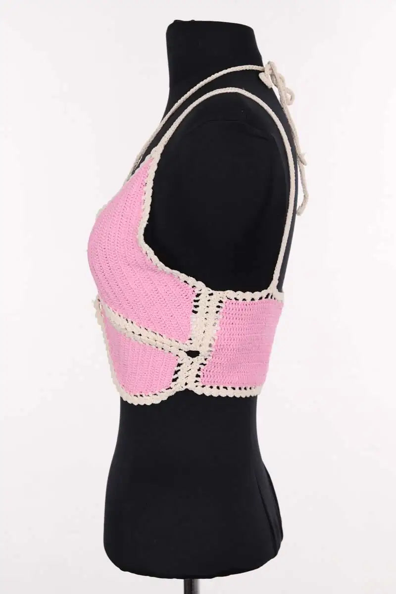 Top Sandro Rose en Viscose
