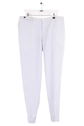 Pantalon droit Kiton Bleu en Coton, taille XXL - Seconde Main
