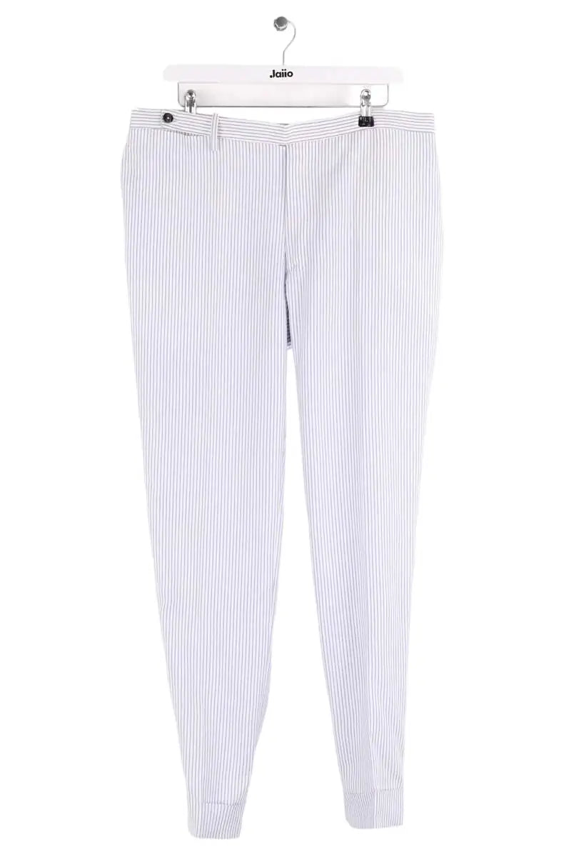 Pantalon droit Kiton Bleu en Coton, taille XXL - Seconde Main