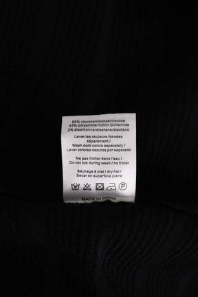 Robe Sandro Noir en Viscose