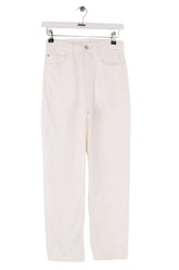 Jean droit Vanessa Bruno Blanc en Coton, taille XS - Seconde Main