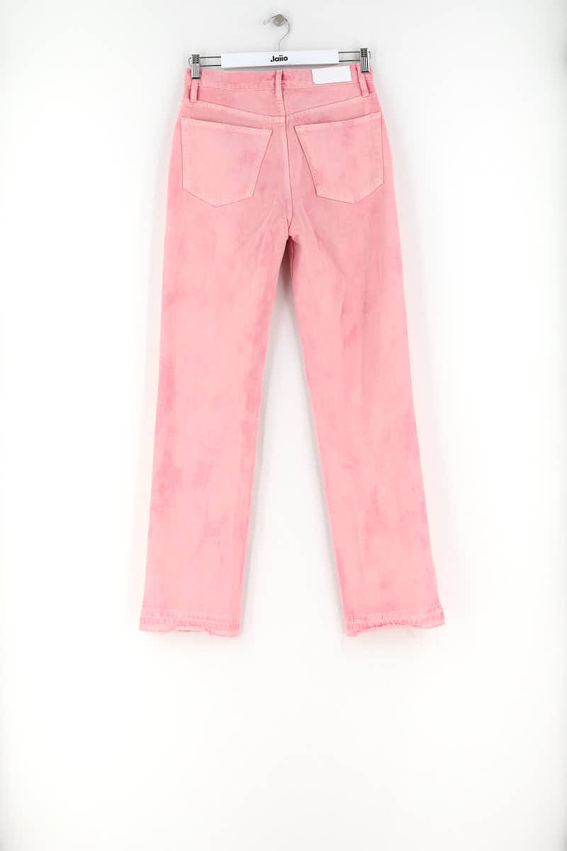 Jean droit RE/DONE  Rose
