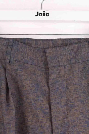 Pantalon droit Salvatore Ferragamo Bleu en Laine