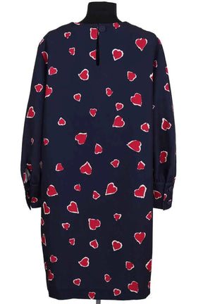 Robe Tara Jarmon Marine en Viscose