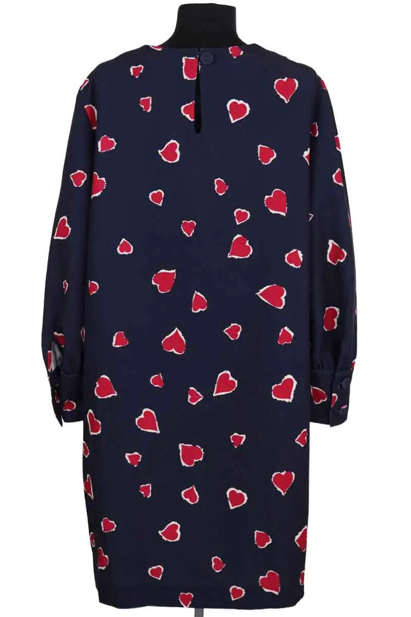 Robe Tara Jarmon Marine en Viscose