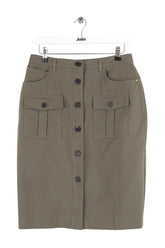 Jupe The Kooples Kaki en Coton, taille M - Seconde Main