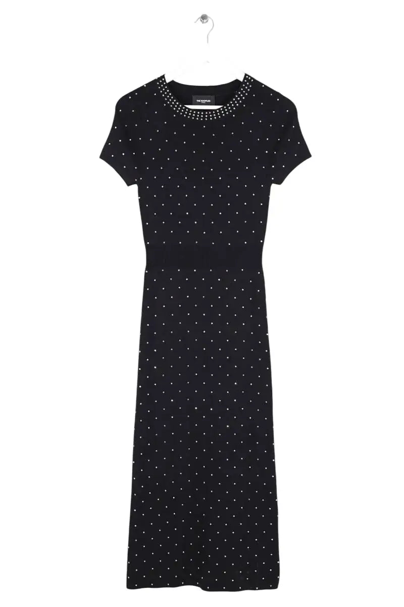 Robe The Kooples Noir en Viscose, taille XS - Seconde Main