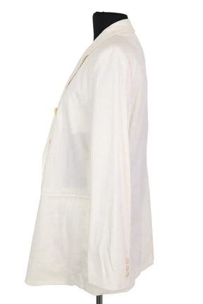 Blazer Emporio Armani Blanc en Synthétique