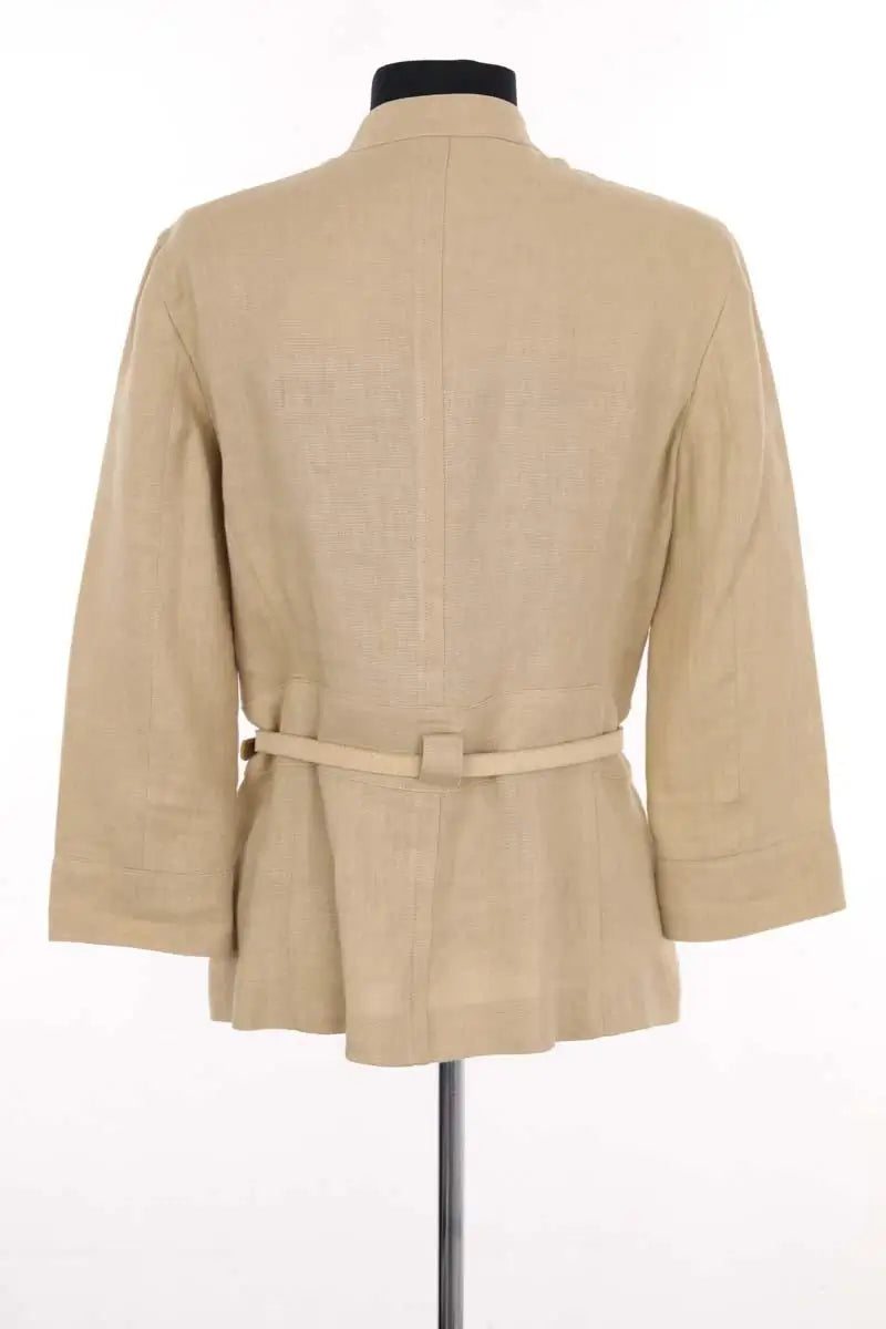 Veste Max Mara Beige en Lin