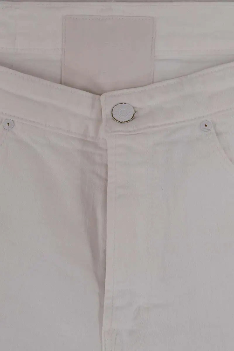 Mini short Mother The dazzler shift fray short Blanc en Coton