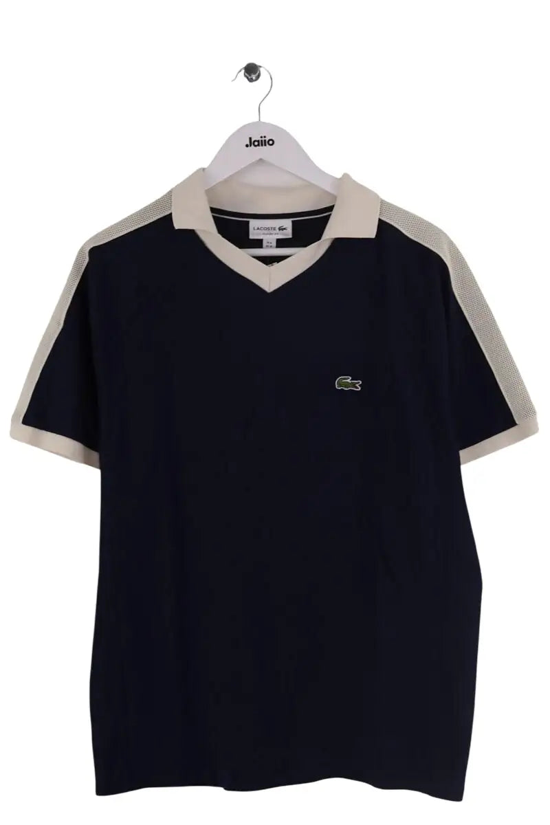 Polo Lacoste Bleu en Coton, taille XL - Seconde Main