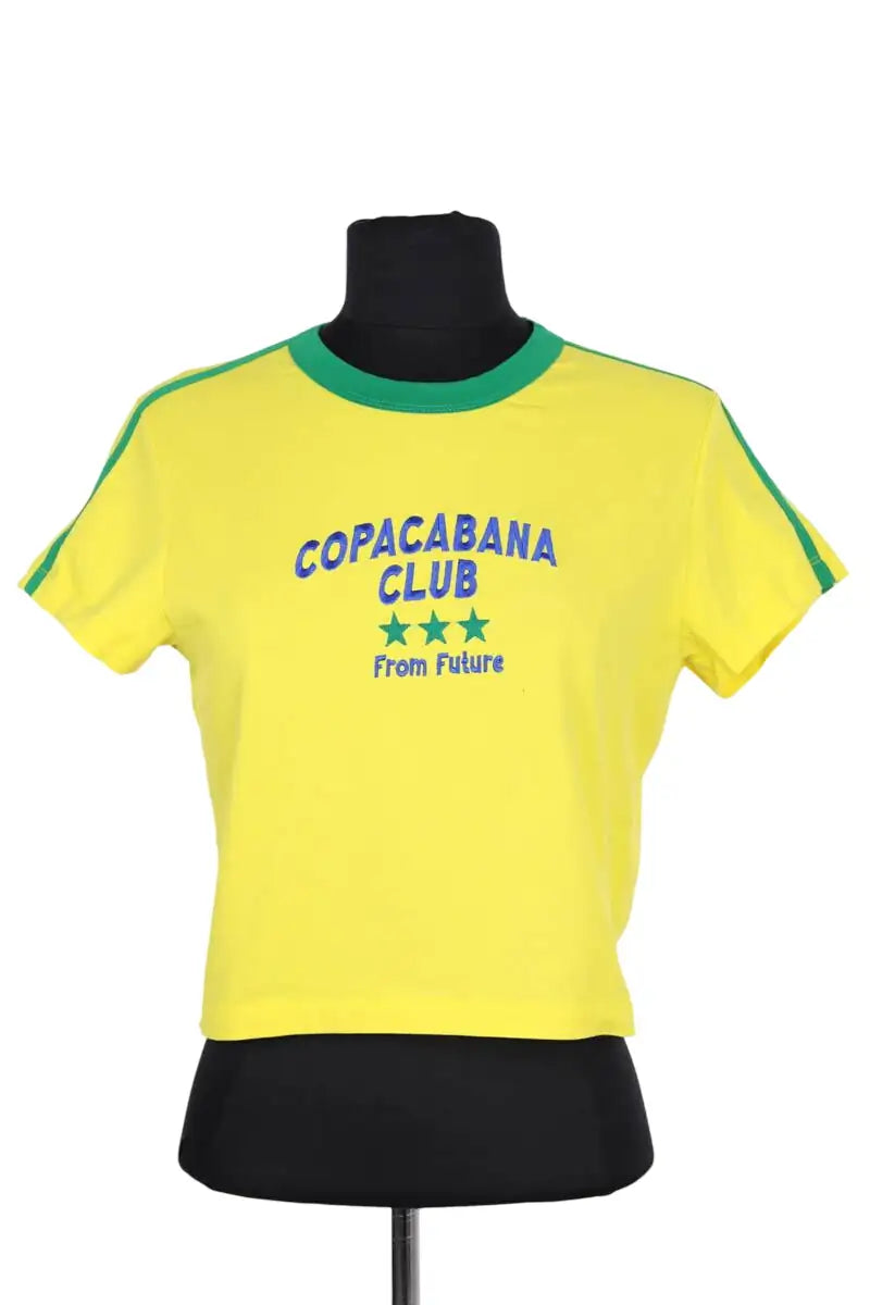 T-shirt From Future Jaune en Coton, taille M - Seconde Main