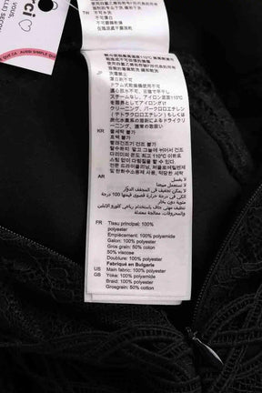 Robe Sandro Noir en Synthétique