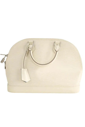 Sac à main Louis Vuitton Alma Ecru