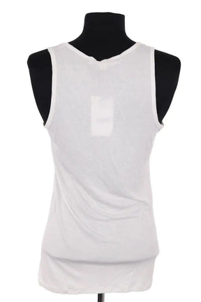 Top sans manche Michael Kors Blanc en Viscose