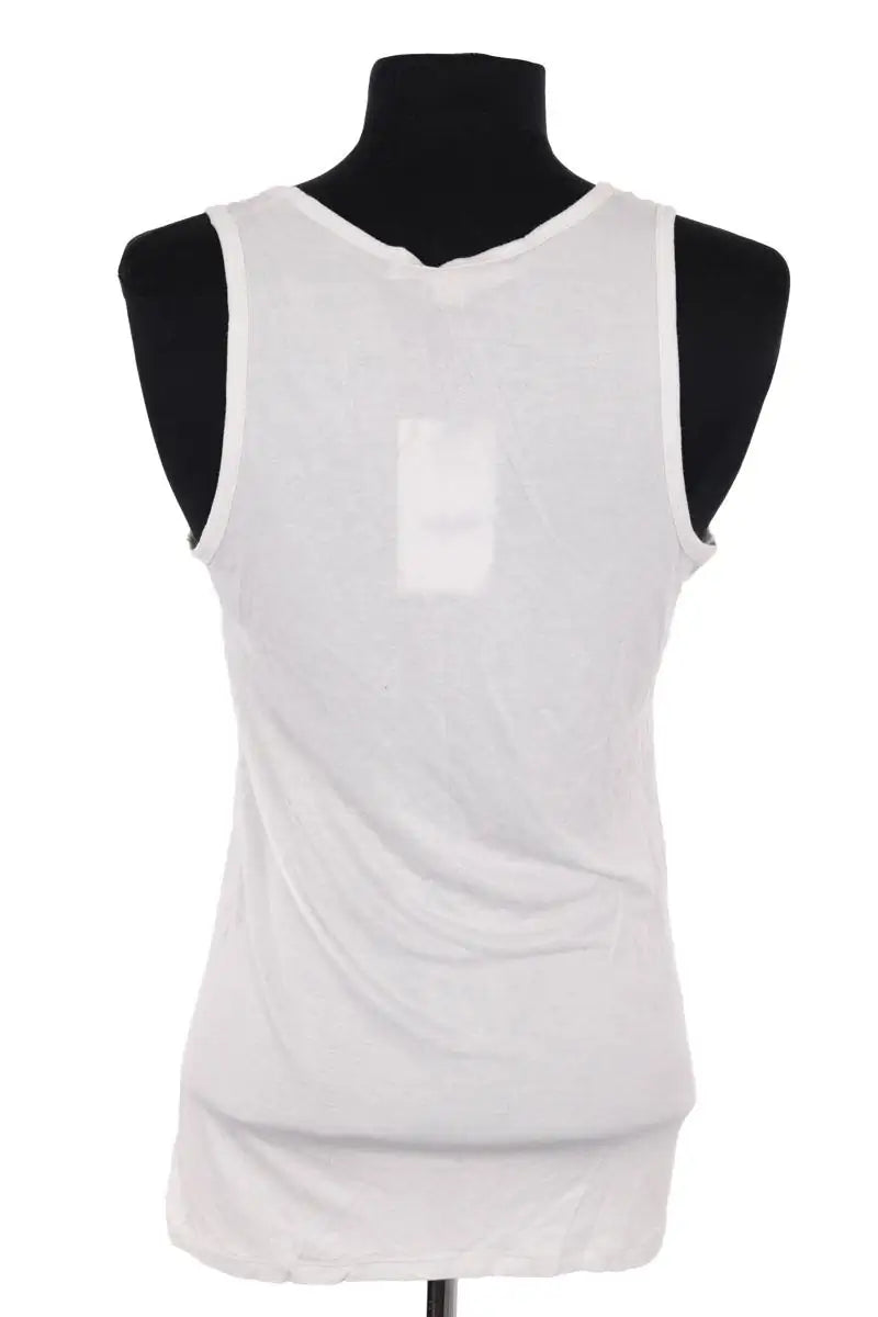 Top sans manche Michael Kors Blanc en Viscose