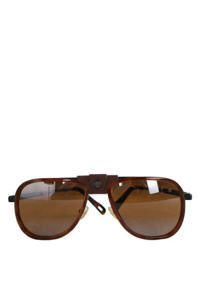 Lunettes de soleil Vuarnet Marron en Métal - Seconde Main