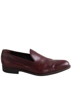 Mocassins Salvatore Ferragamo Bordeaux en Cuir, taille 43 - Seconde Main