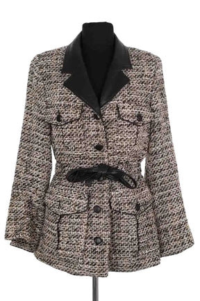 Manteau The Kooples Beige en Tweed, taille XS - Seconde Main
