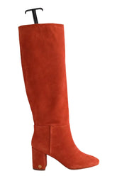 Bottes Tory Burch Marron en Daim, taille 36 - Seconde Main